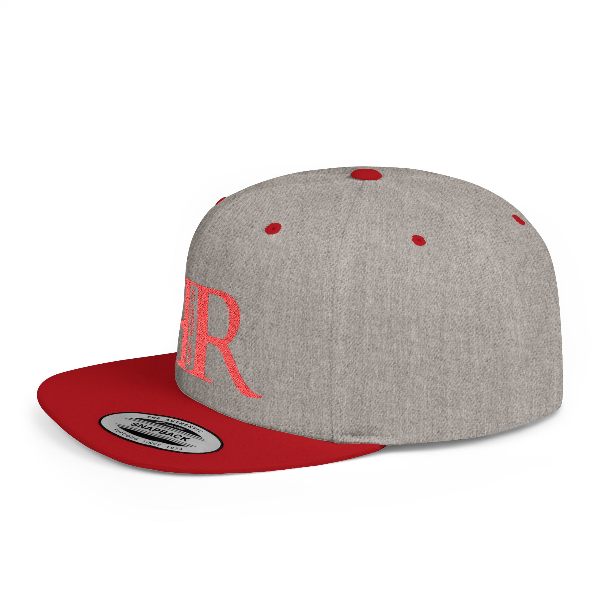 Snapback Cap - Structured, High-Profile, Flat Bill Design for Adults - Image 3