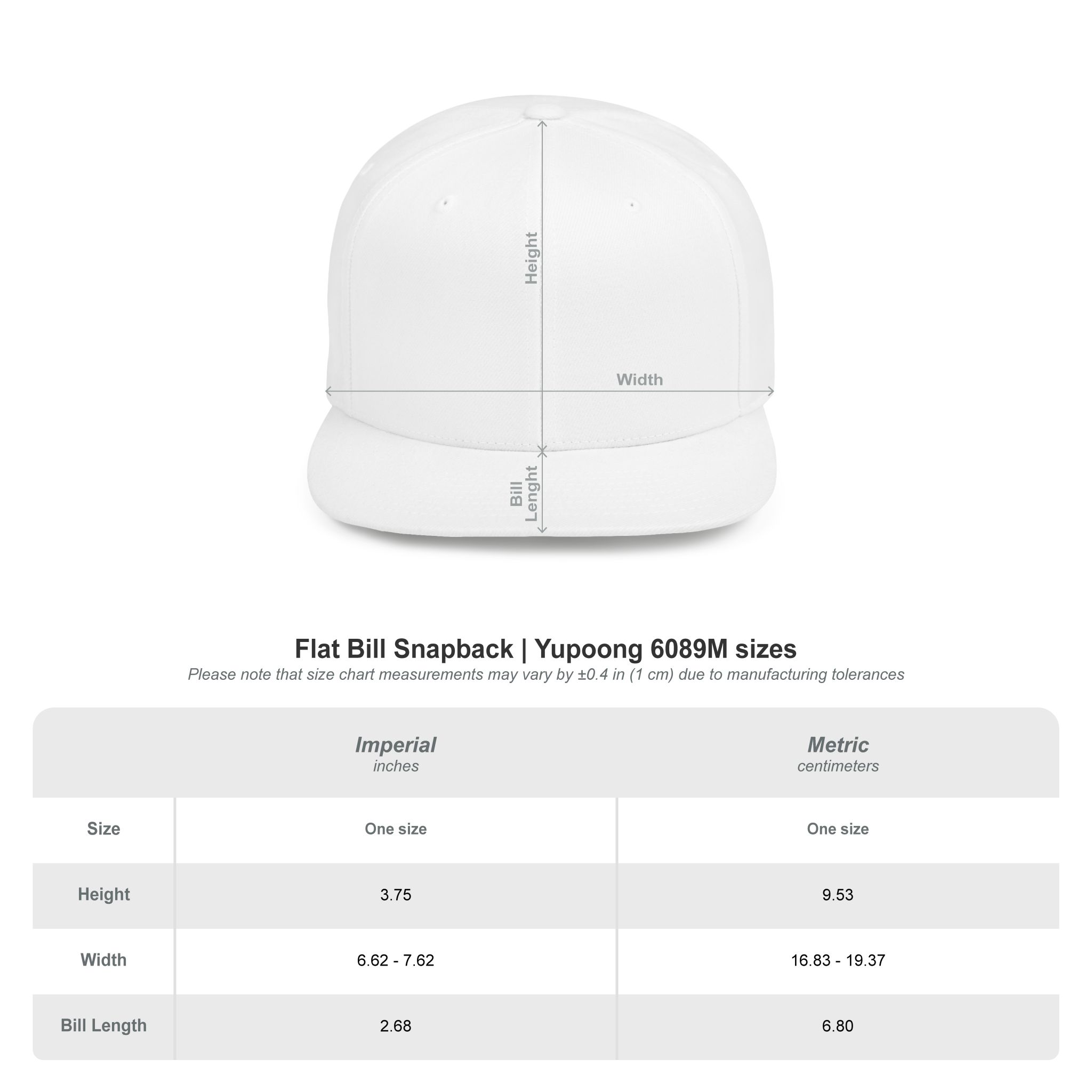 Snapback Cap - Structured, High-Profile, Flat Bill Design for Adults - Image 12