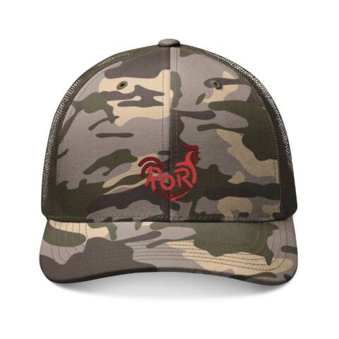 Trucker Hat - Rory Rooster Camouflage Cap