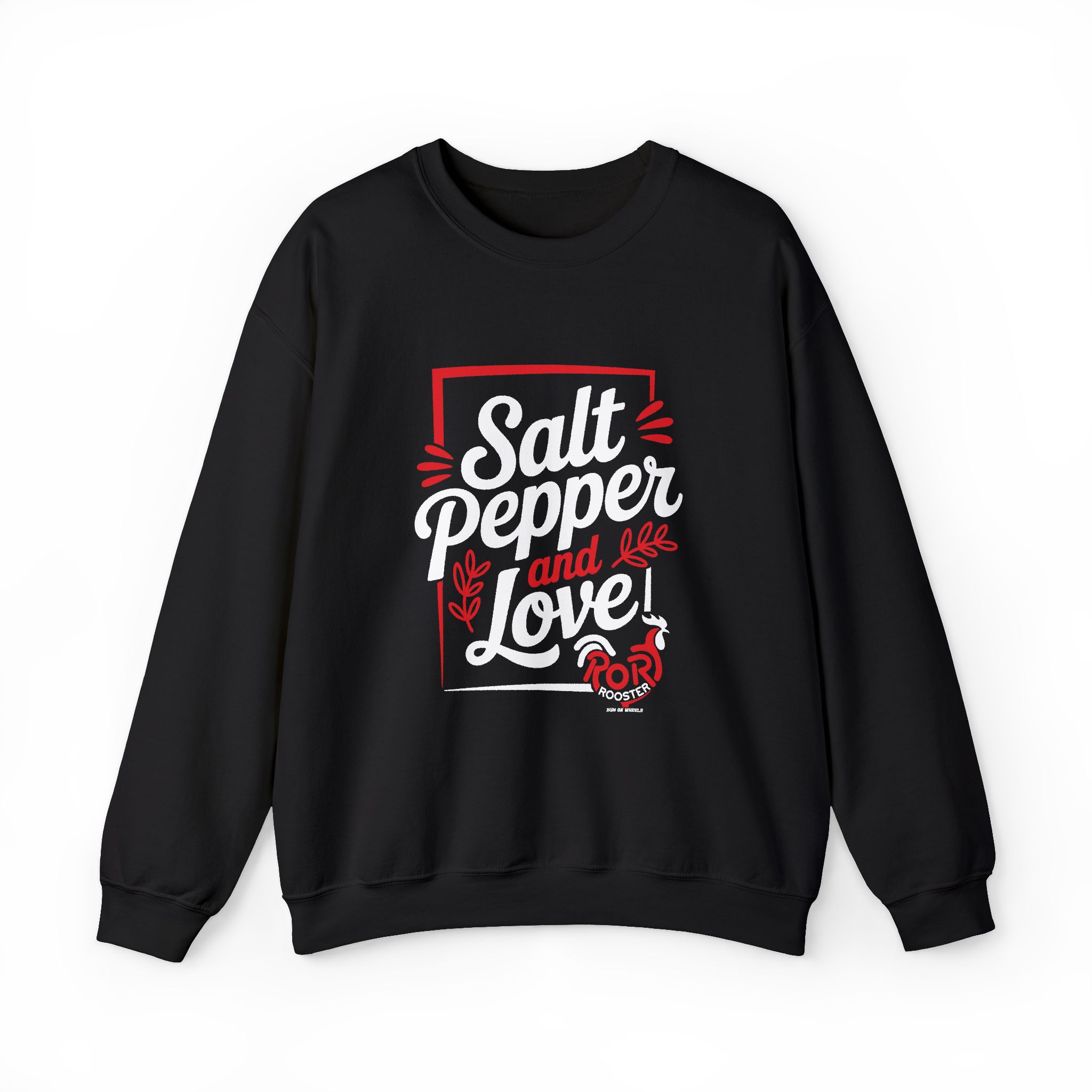 Salt & Pepper Love Crewneck Sweatshirt for Food Lovers