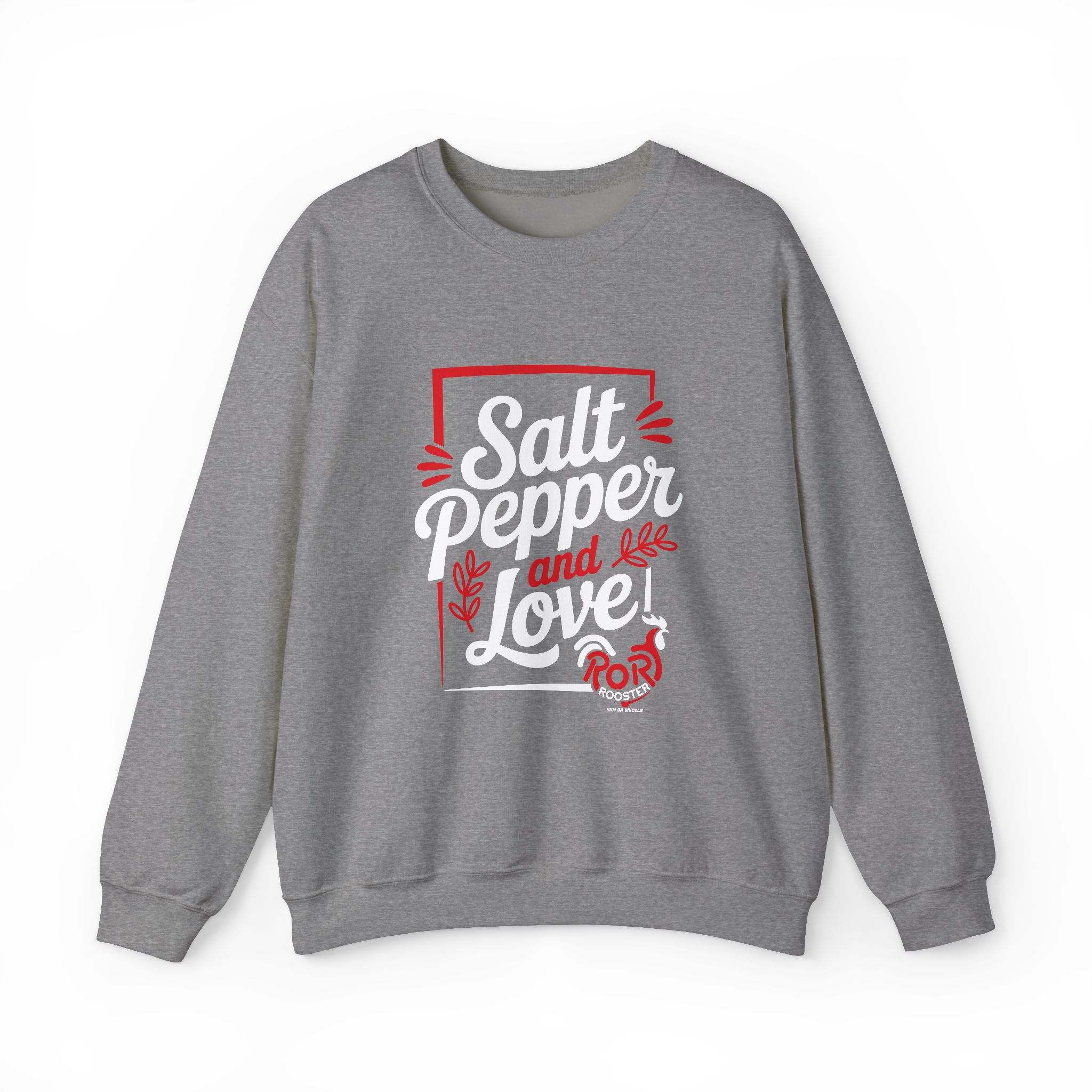 Salt & Pepper Love Crewneck Sweatshirt for Food Lovers - Image 3