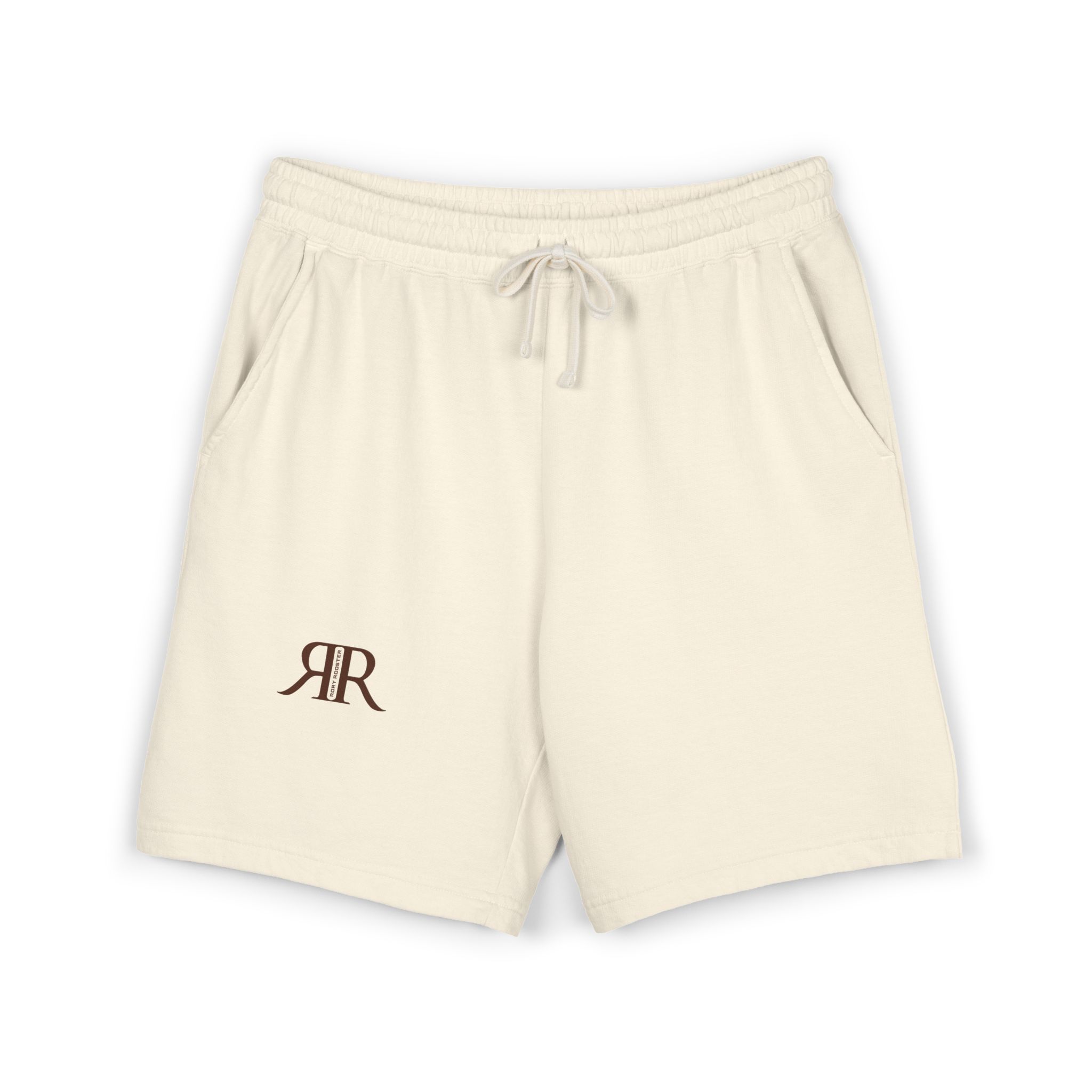 Rory Rooster RR Logo Unisex Garment-Dyed Fleece Sweat Shorts