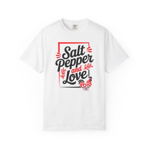 Rory Rooster Salt, Pepper & Love | Comfort Colors® 1717 Graphic T-Shirt